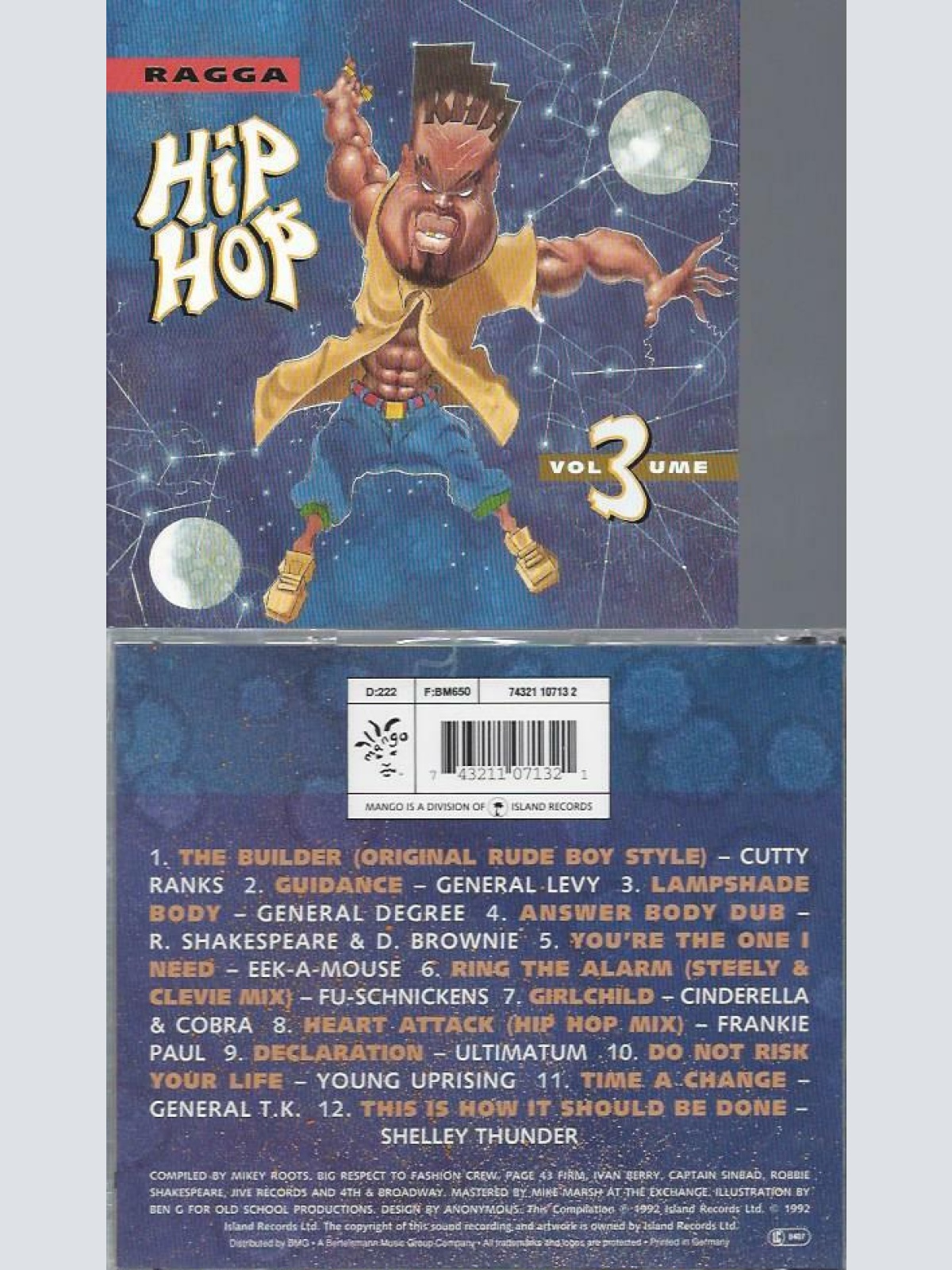 CD-- Various ?– Ragga Hip Hop Volume 3