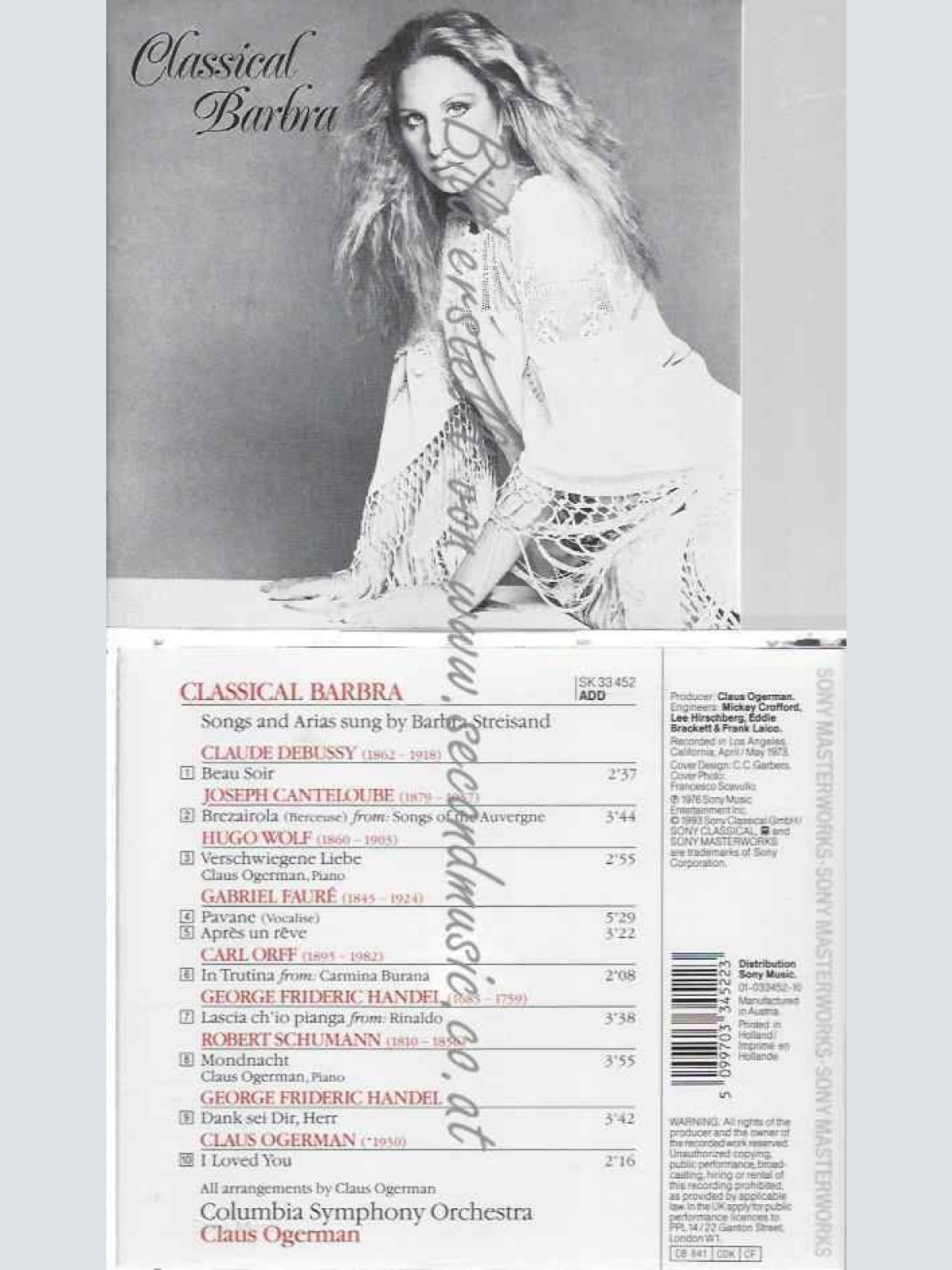 CD--BARBRA STREISAND | --CLASSICAL BARBRA