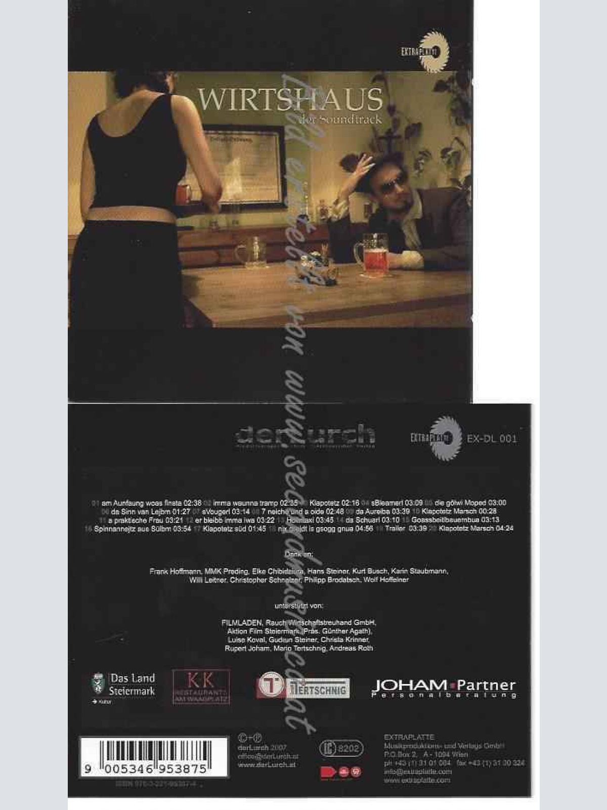 CD--LOUNGEPAKET & JANNES KRINNER--WIRTSHAUS DER SOUNDTRACK