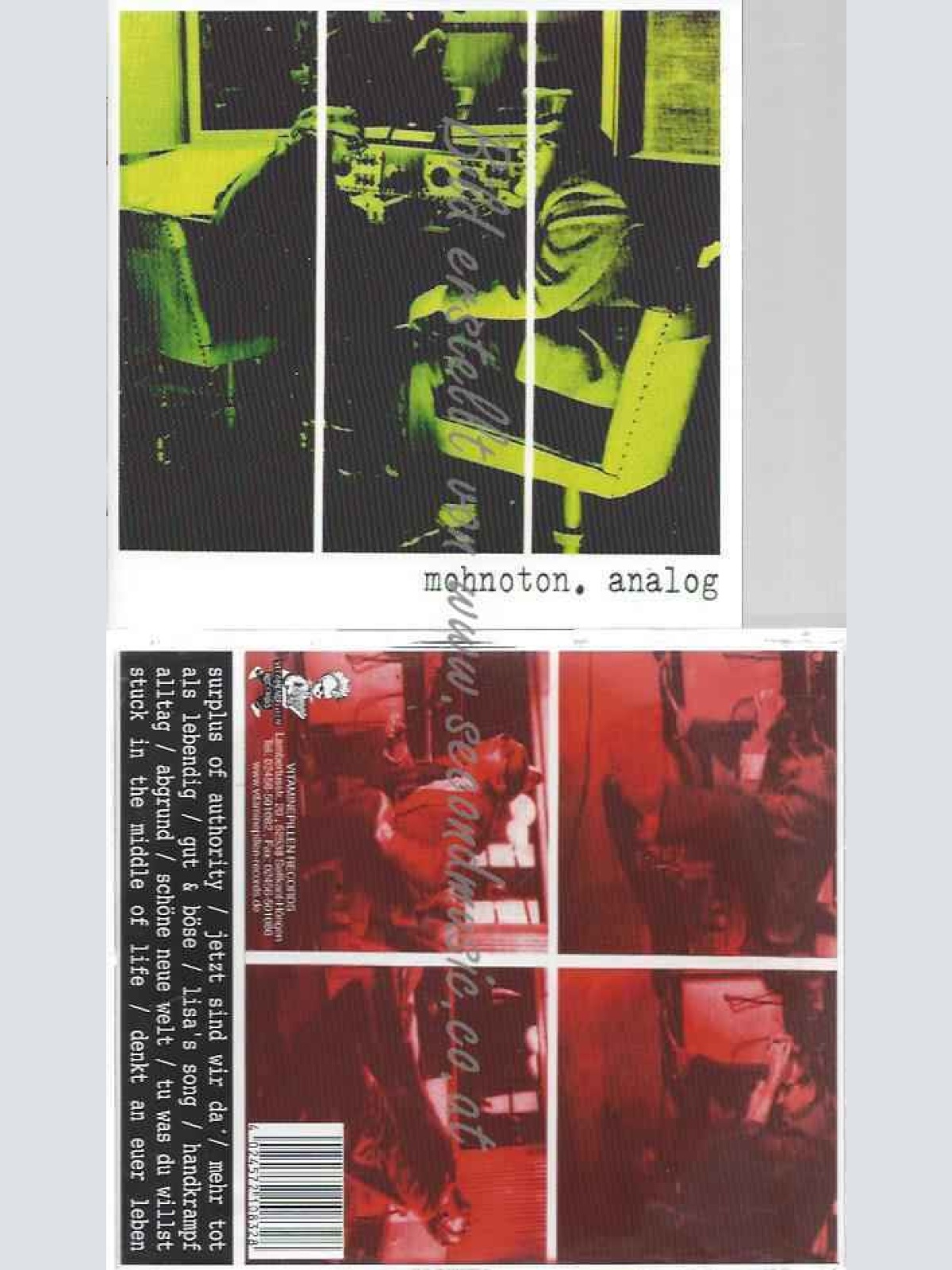 CD--MOHNOTON | --ANALOG