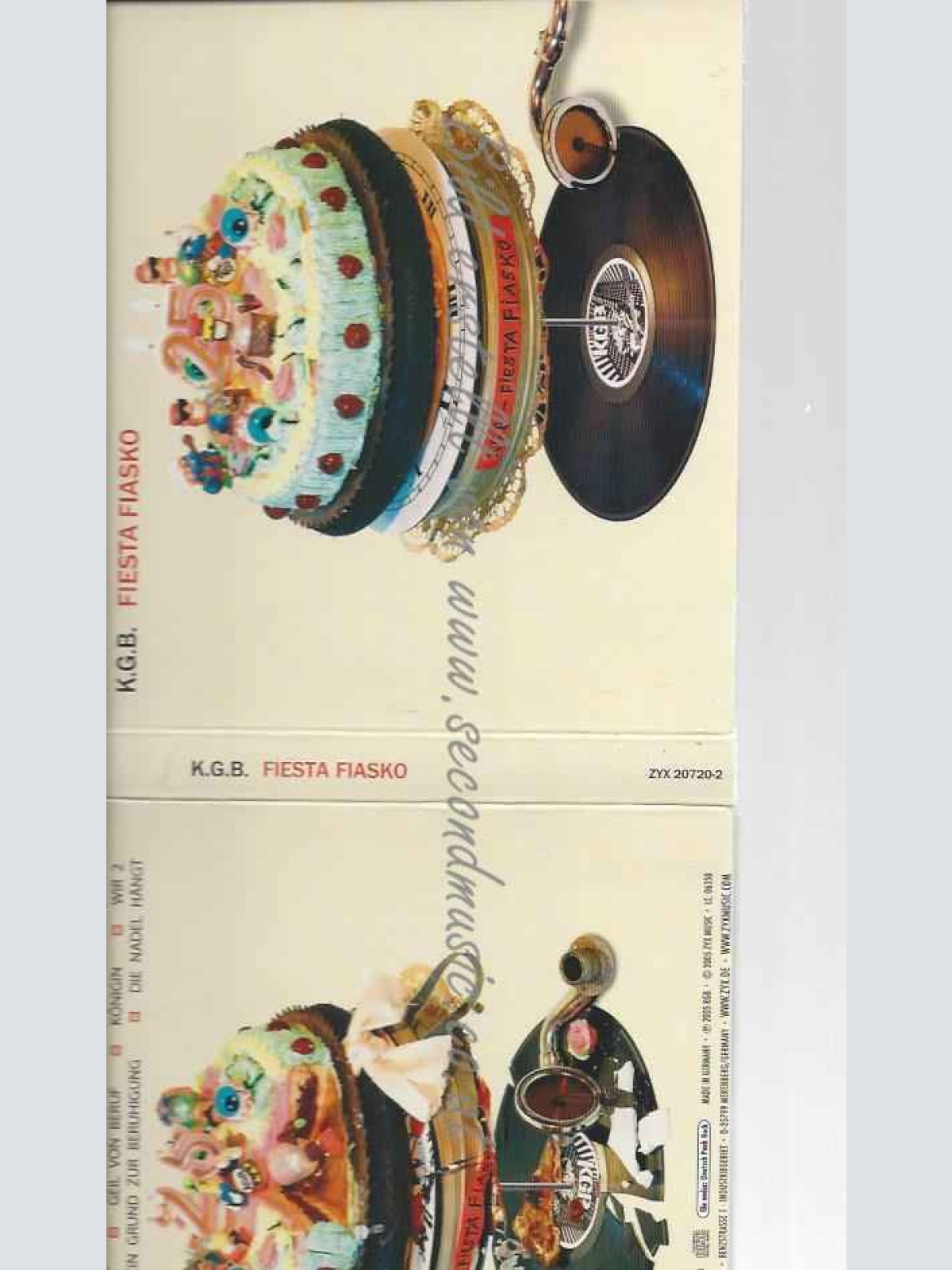 CD--K.G.B. | --FIESTA FIASKO