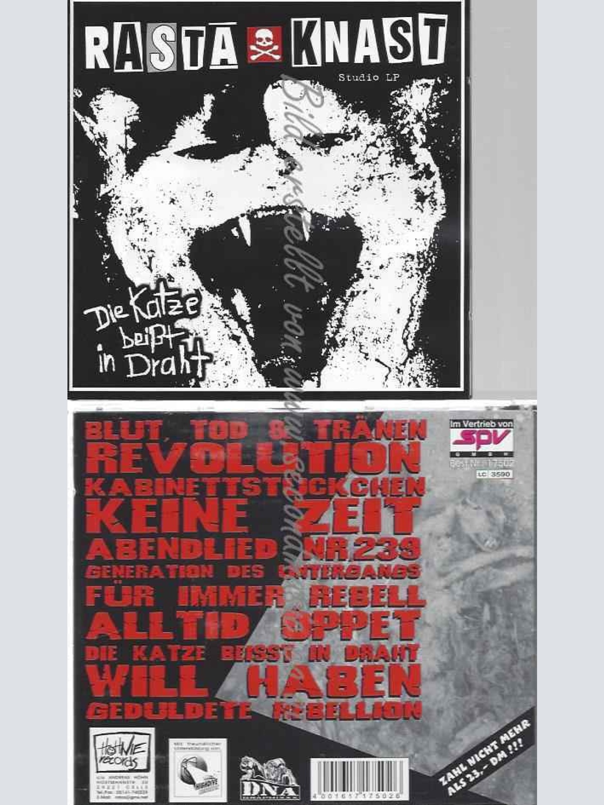 CD--RASTA KNAST | --DIE KATZE BEISST IN DRAHT