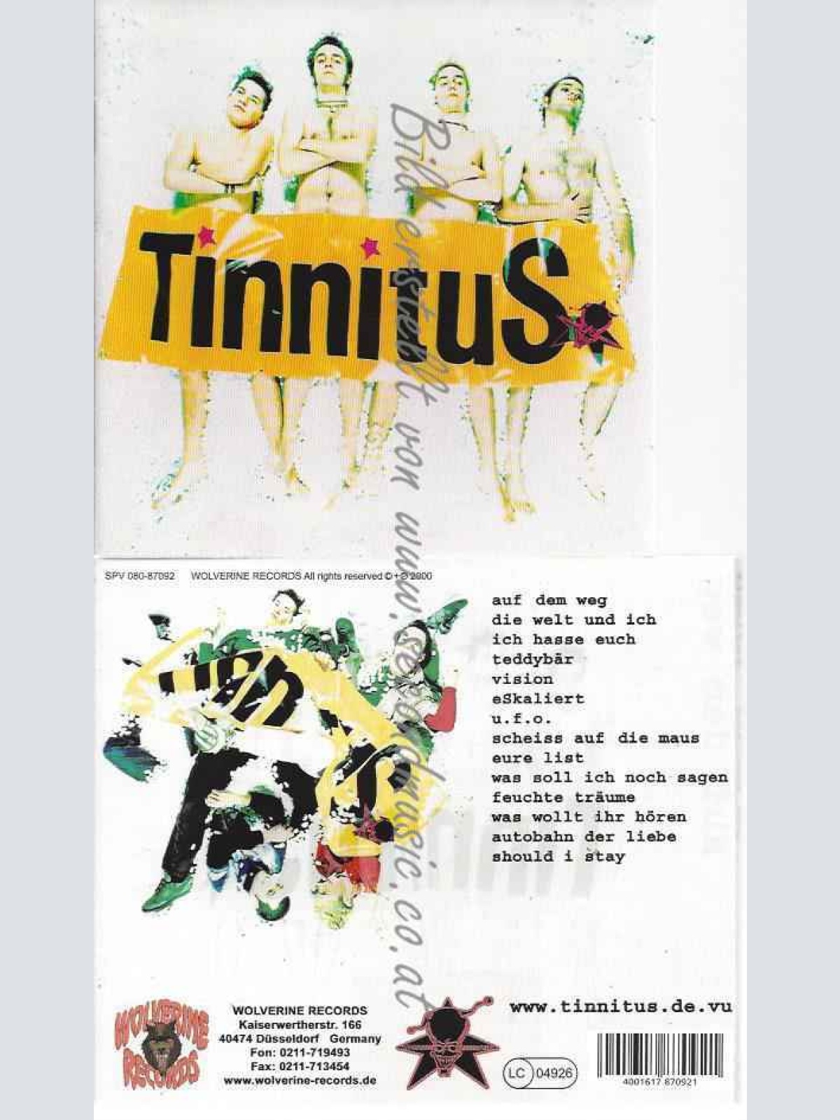 CD--TINITUS  | --AUF DEM WEG