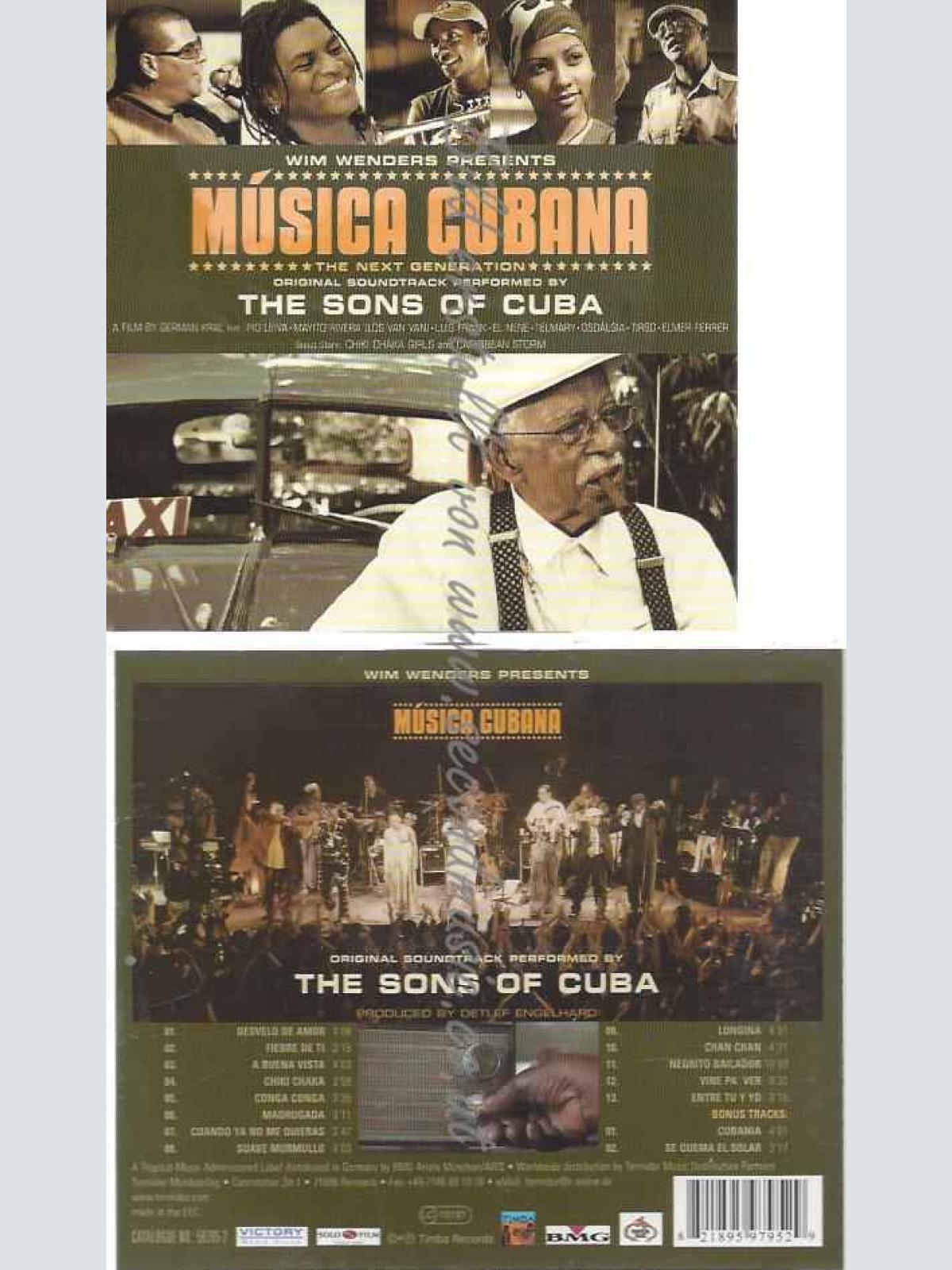 CD--THE SONS OF CUBA/ MUSICA CUBANA | --MUSICA CUBANA