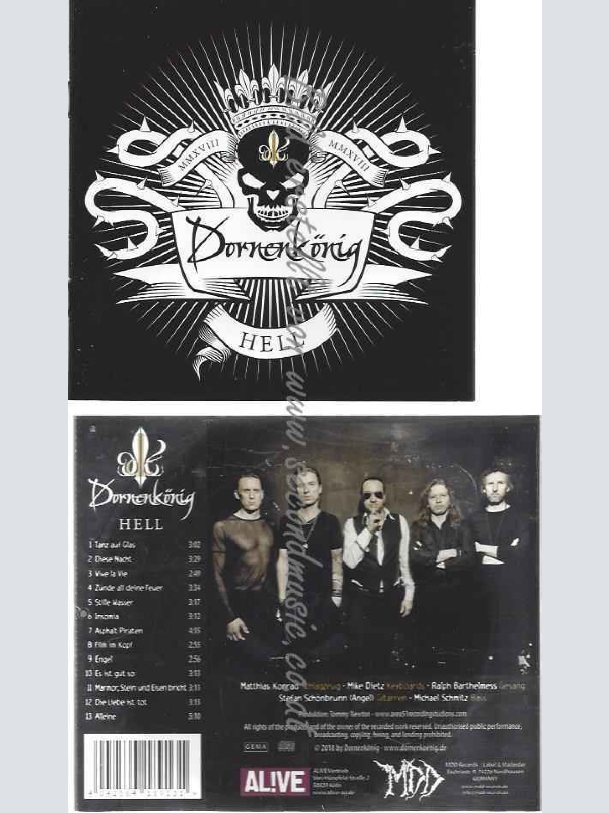 CD--DORNENKÖNIG | --HELL