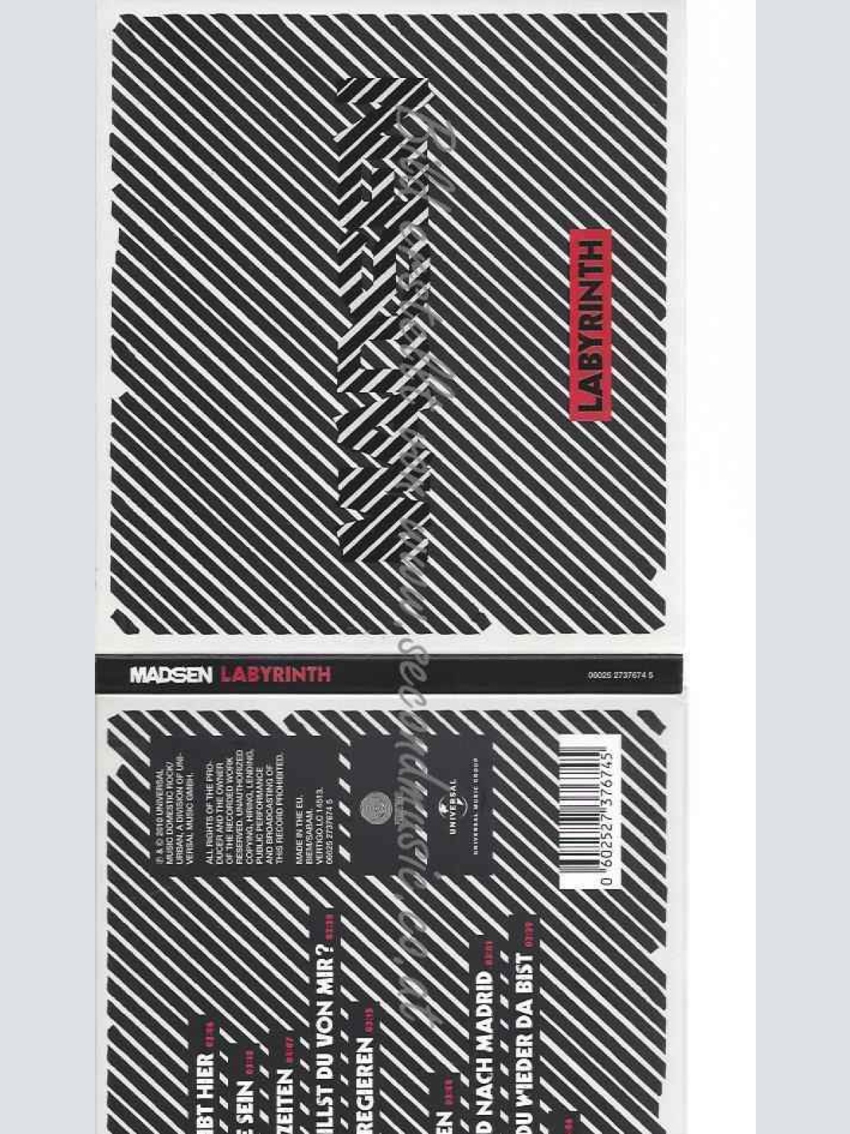 CD--MADSEN | --LABYRINTH (LTD.DIGIPACK)