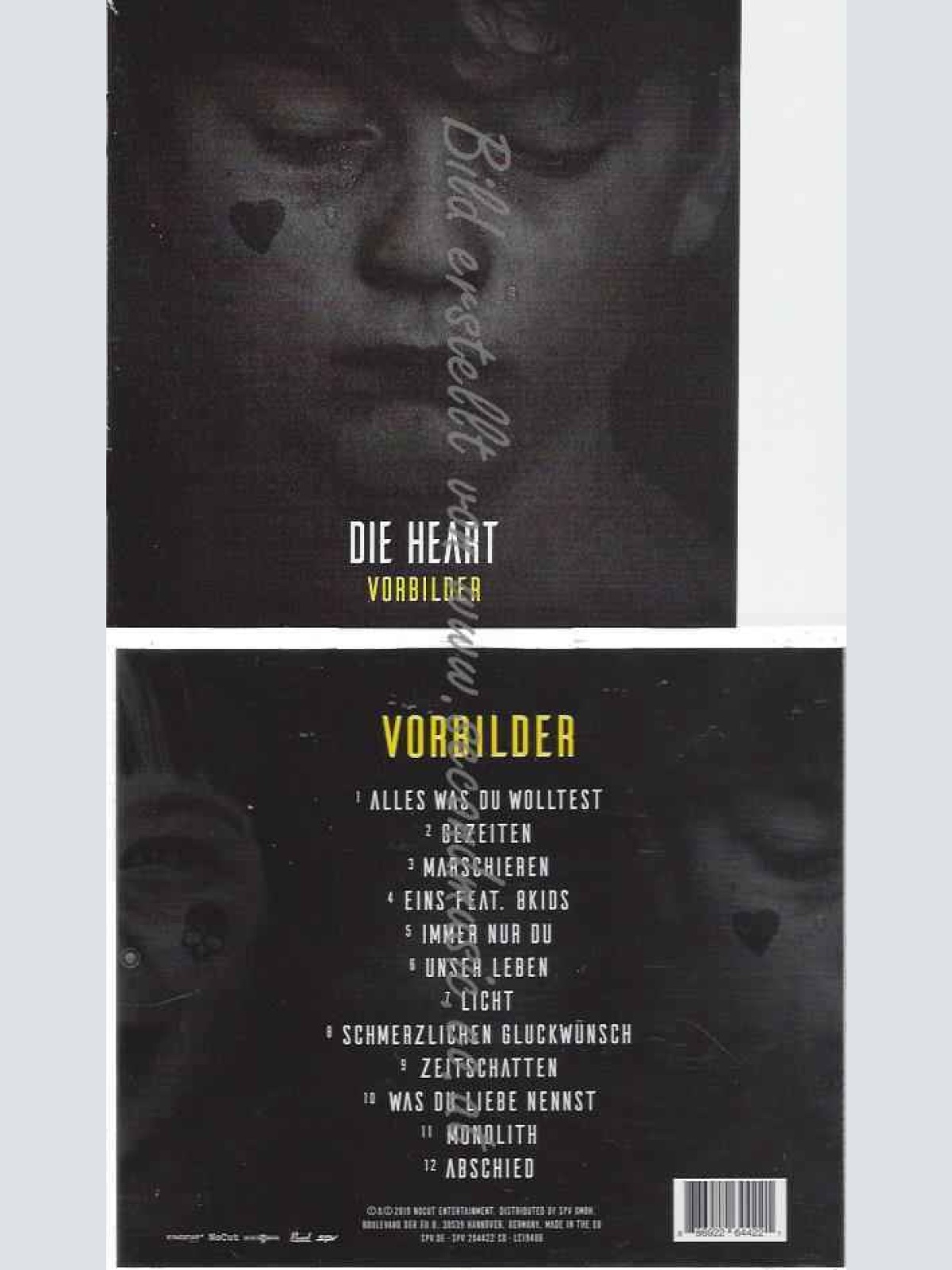 CD--DIE HEART | --VORBILDER