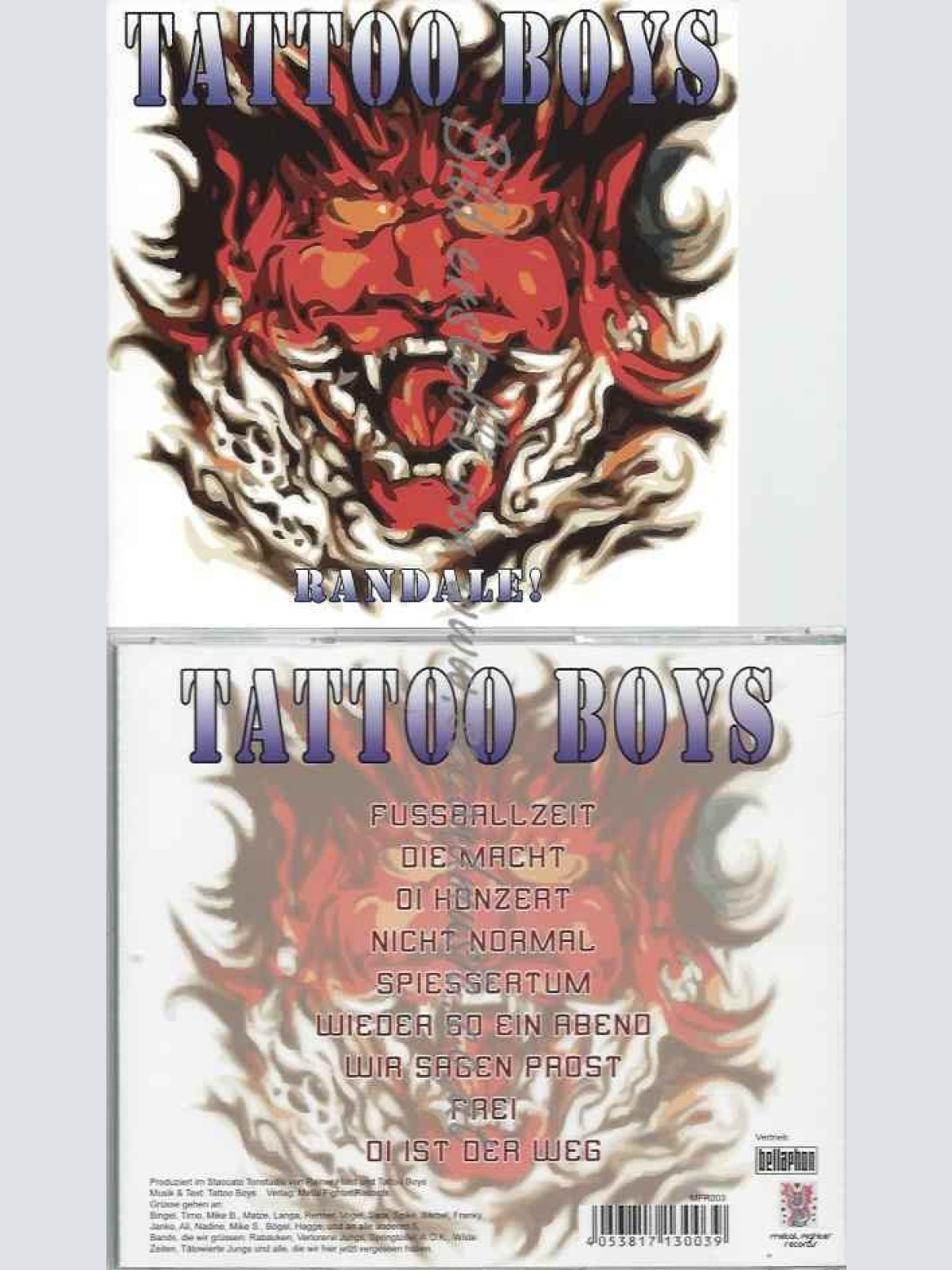 CD--TATTOO BOYS | --RANDALE