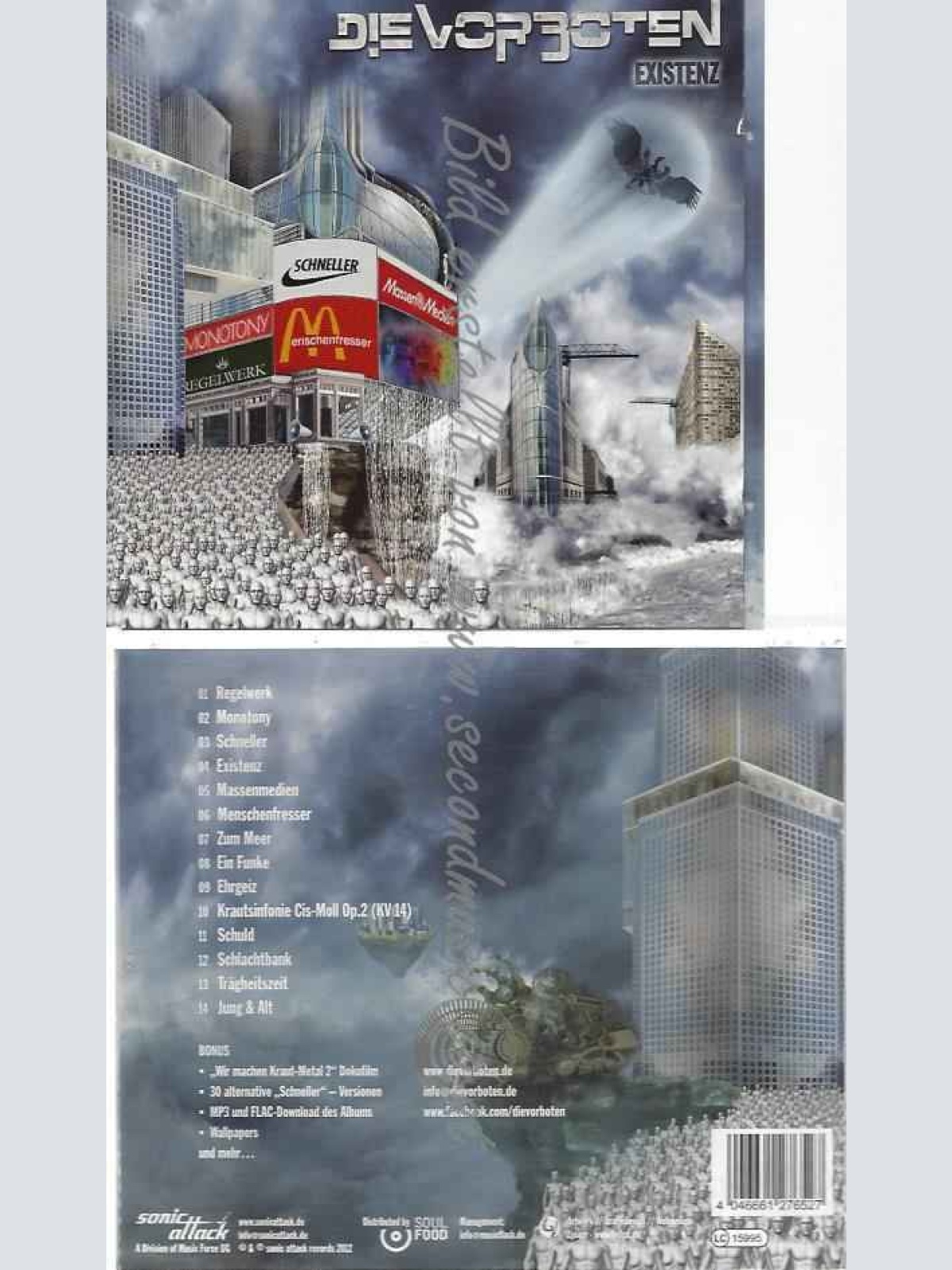 CD--DIE VORBOTEN | --EXISTENZ