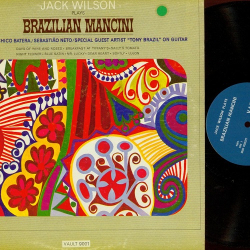 LP--Jack Wilson – Plays Brazilian Mancini // US LP  // Vault 9001