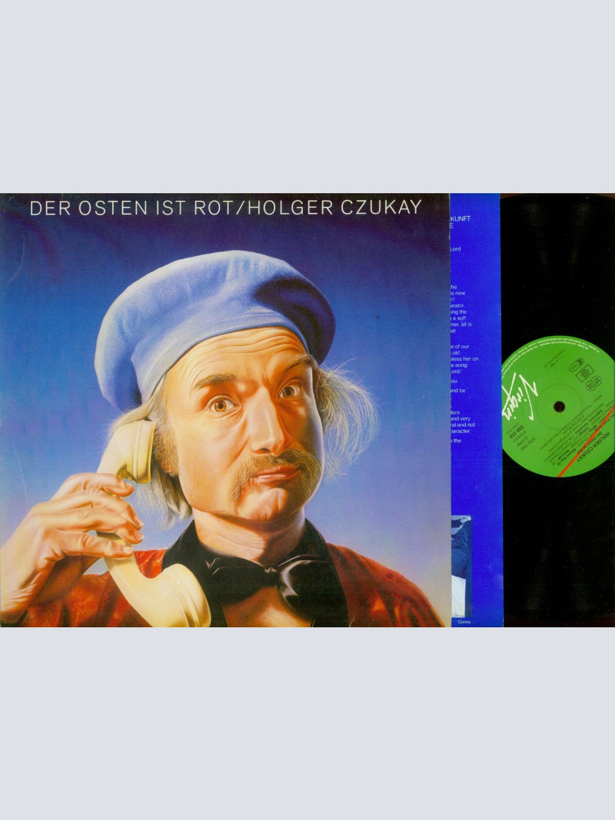 LP--Holger Czukay – Der Osten Ist Rot / OIS // 206258 //1984