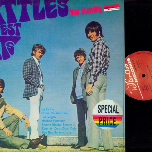 LP--The Rattles – Rattles Greatest Hits "New Recording" / Star Club