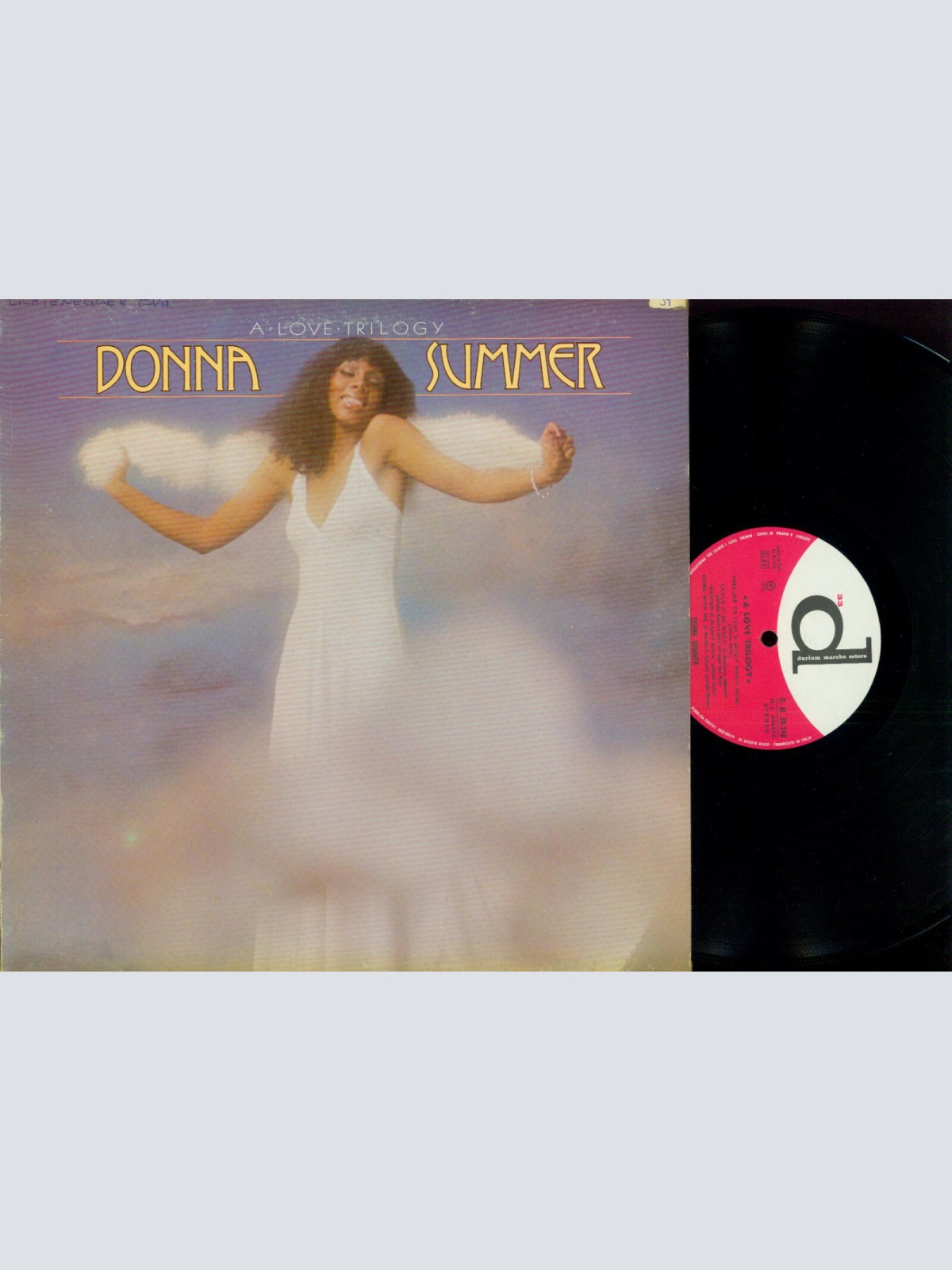 LP--Donna Summer – A Love Trilogy // ITALY