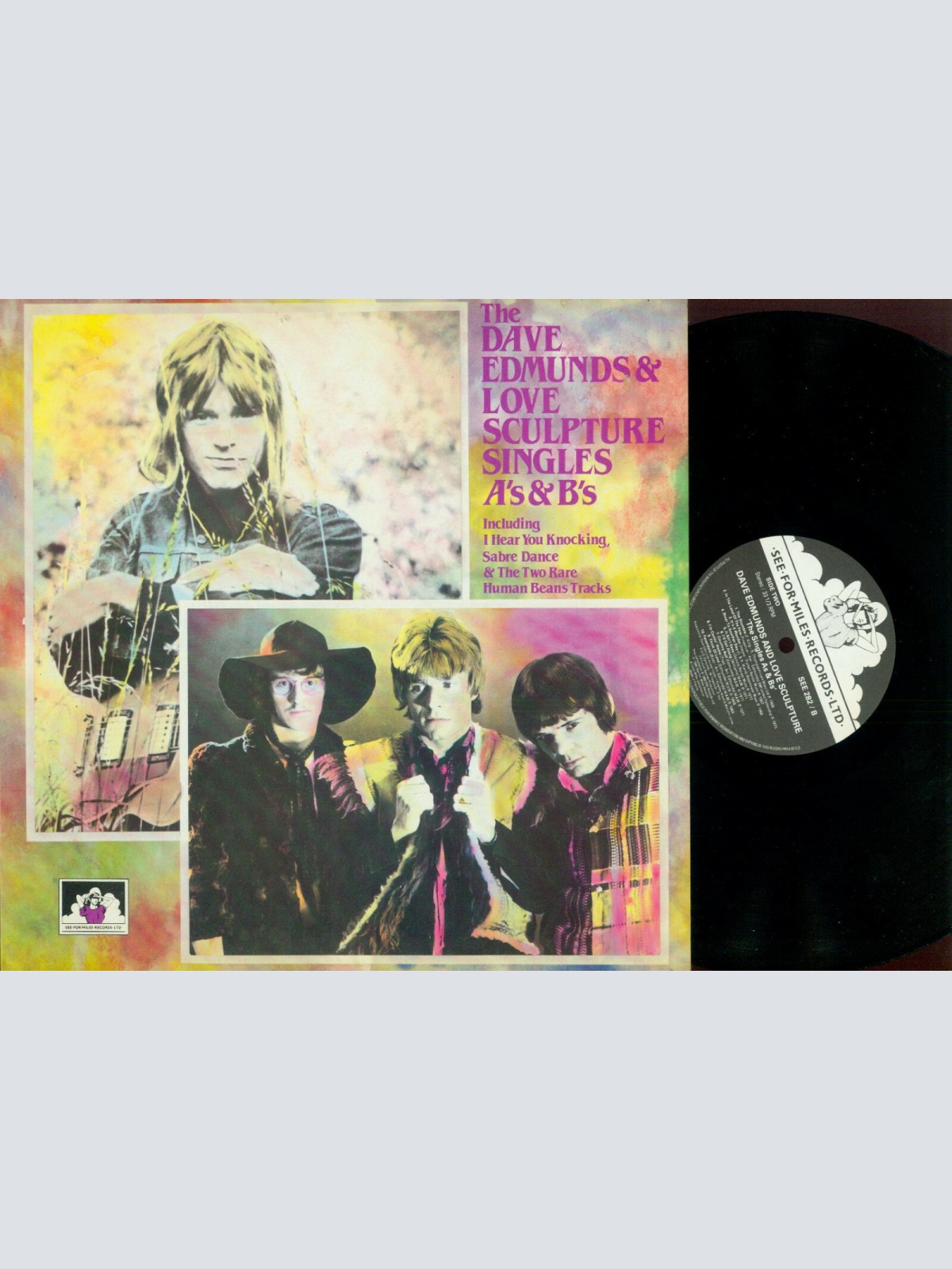 LP--The Dave Edmunds & Love Sculpture Single's A's & B's // SEE282