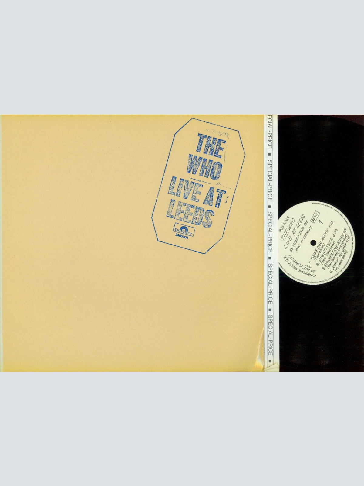 LP--The Who – Live At Leeds // VG+ //2480004