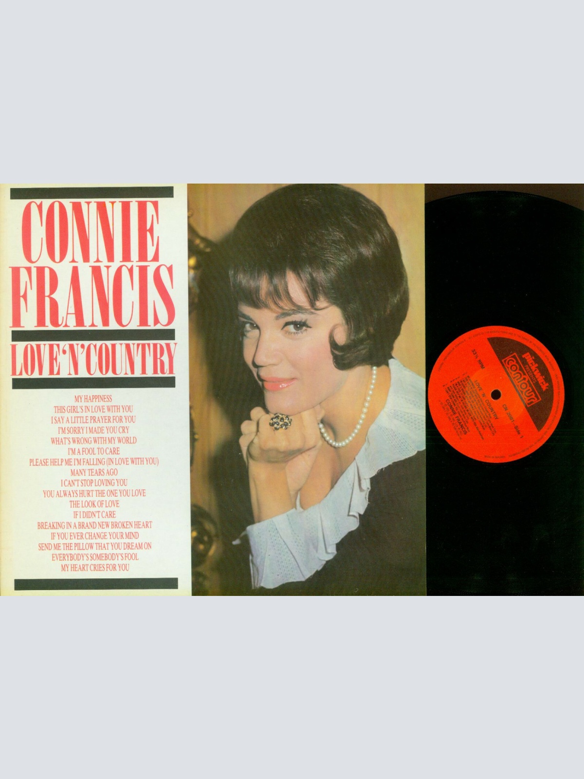 LP-Connie Francis – Love 'N' Country