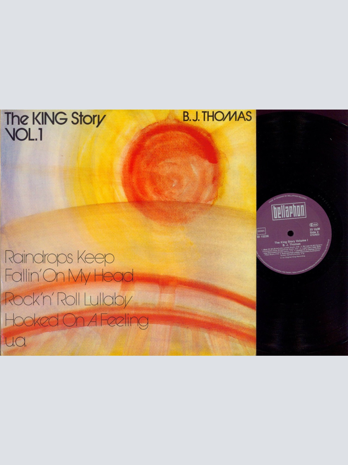 LP--B.J. Thomas -- The King Story Vol.1