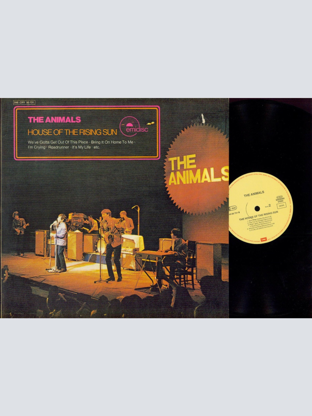 LP--The Animals – House Of The Rising Sun // Cry 50731