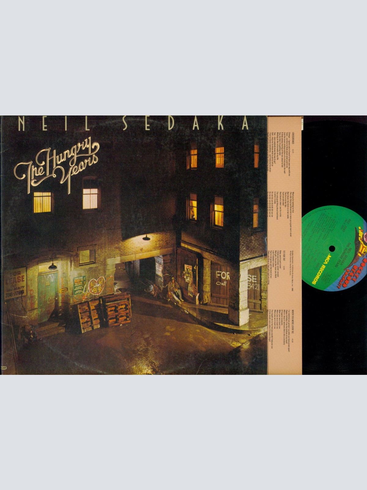 LP--Neil Sedaka – The Hungry Years /OIS // US LP