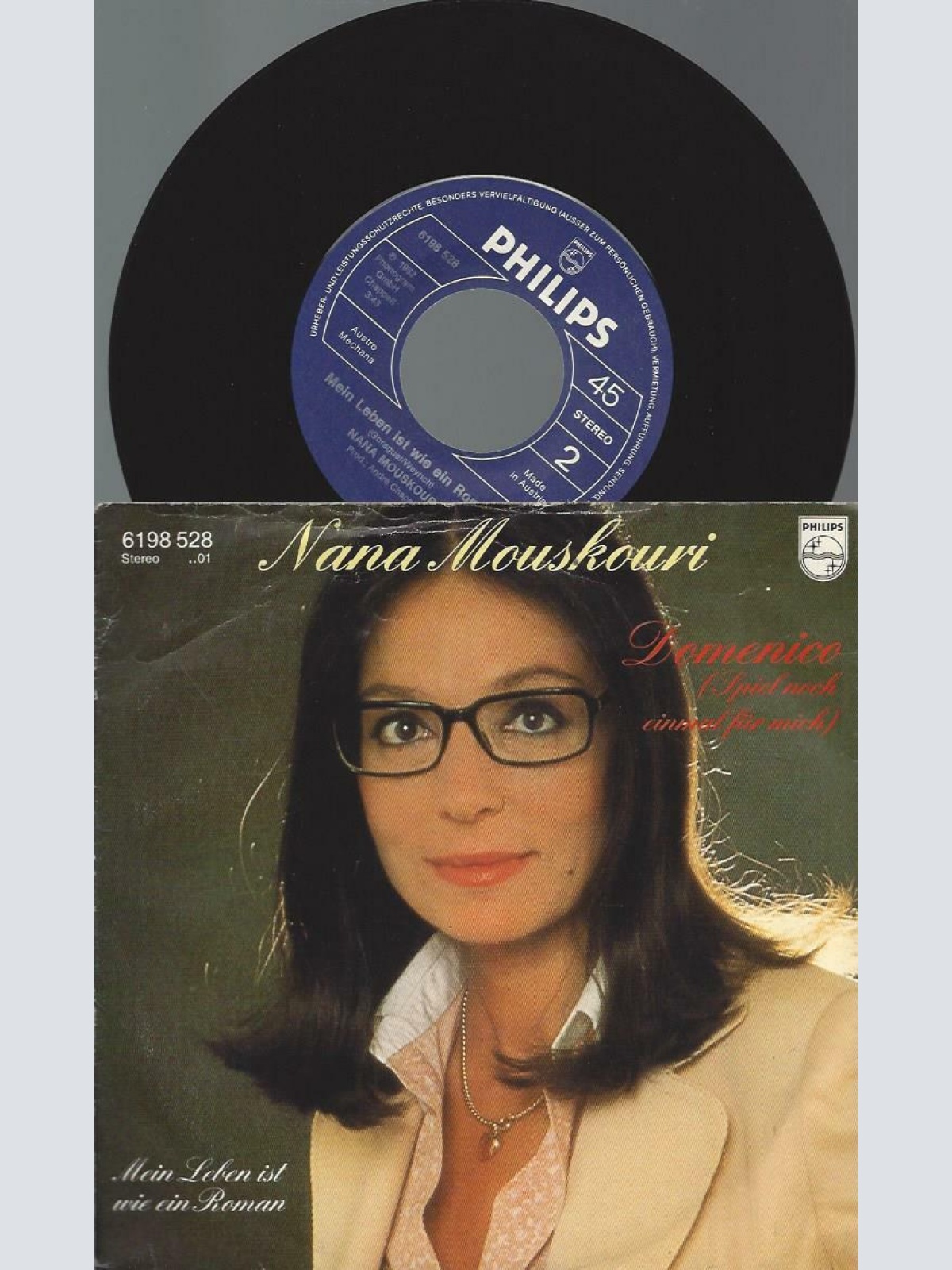 7" Nana Mouskouri – Domenico / Austro Mechana