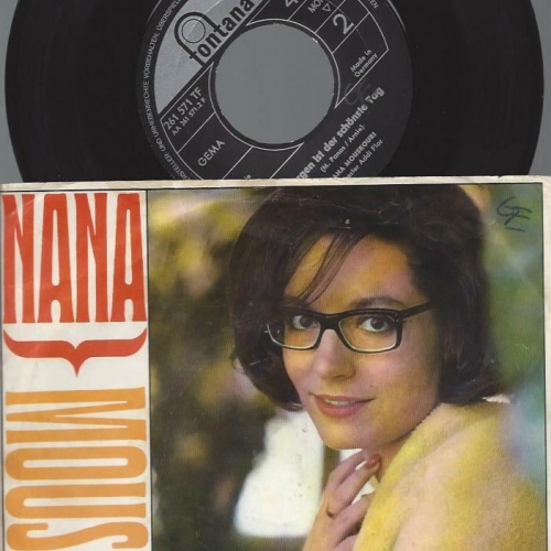 7" Nana Mouskouri – Wolken Über Meer Und Land