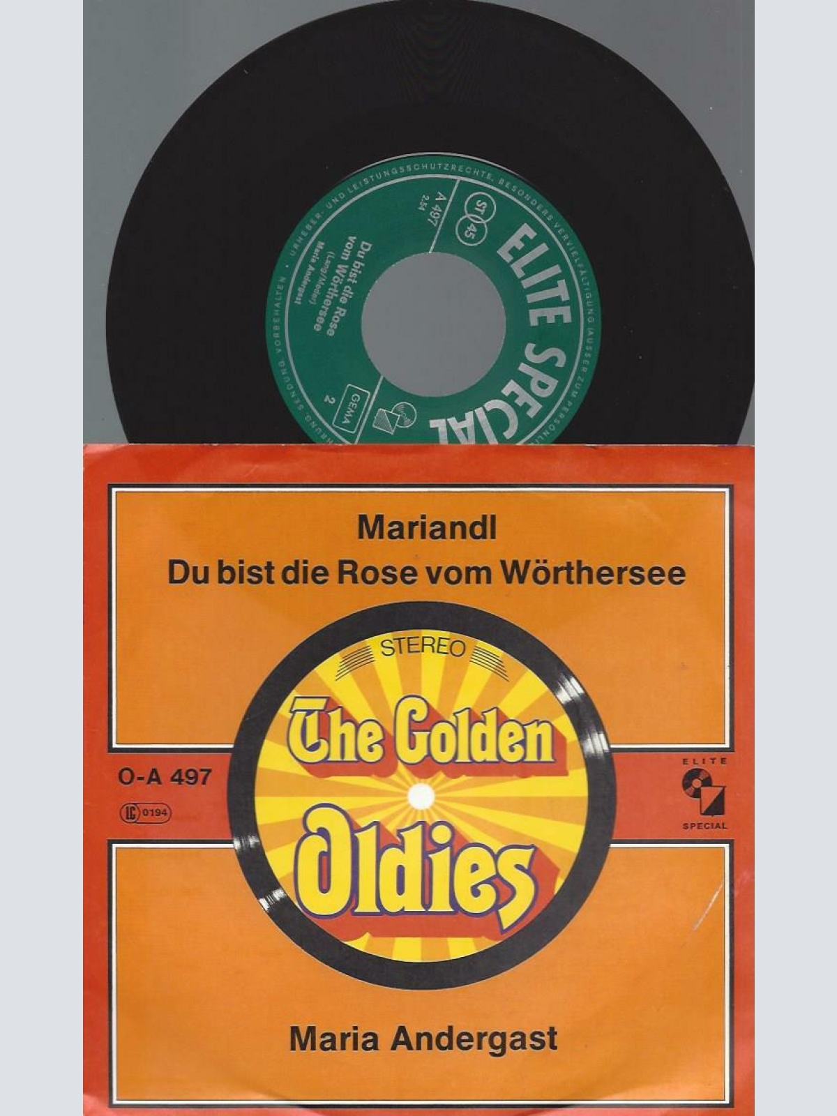 7" Maria Andergast – Mariandl