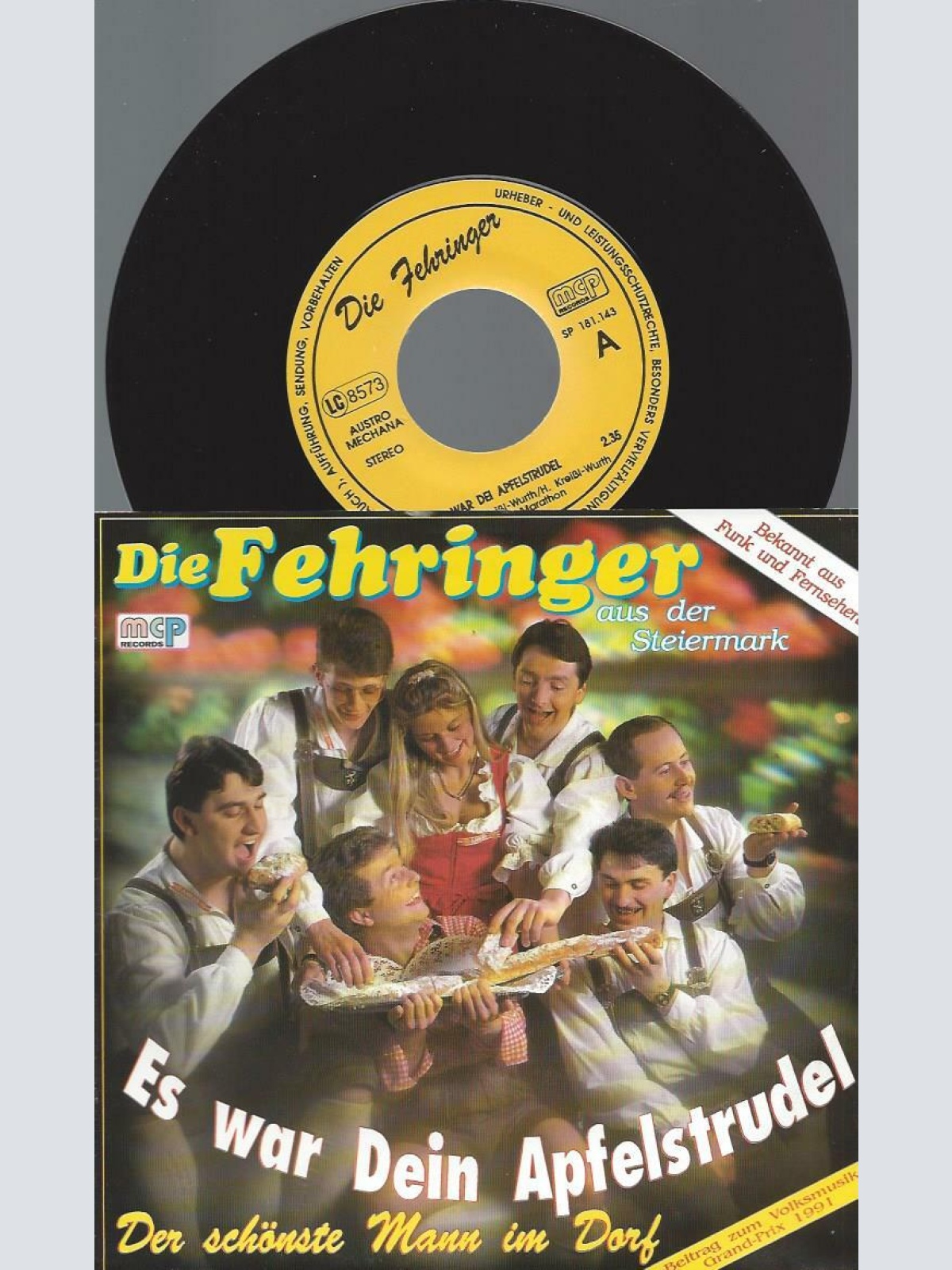 7" Die Fehringer  //  Es war dein Apfelstrudel    // NM