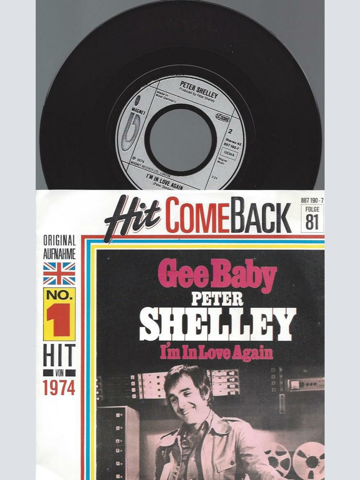 7" Peter Shelley – Gee Baby