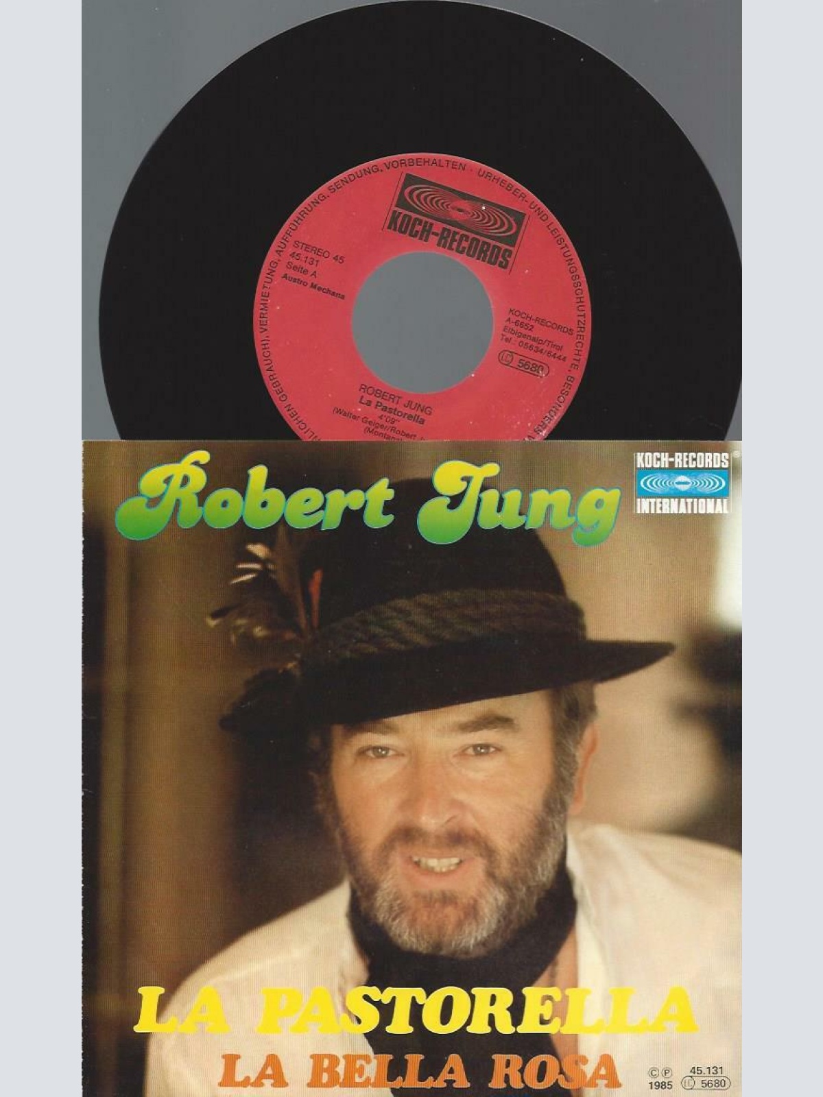 7" Robert Jung – La Pastorella   // NM