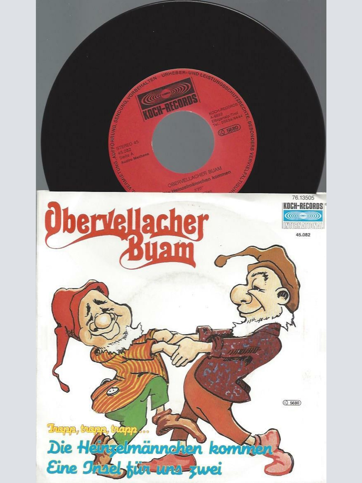 7"  Obervellacher Buam – Die Heinzelmännchen Kommen // NM