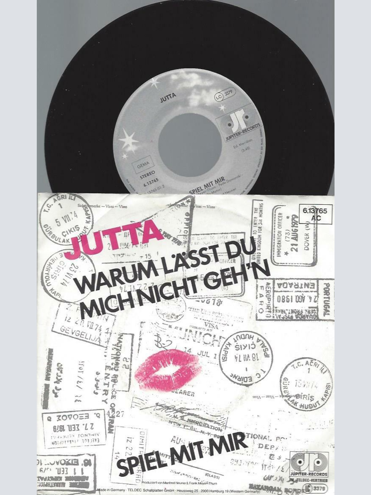 7" Jutta  – Warum Lässt Du Mich Nicht Geh'n //NM
