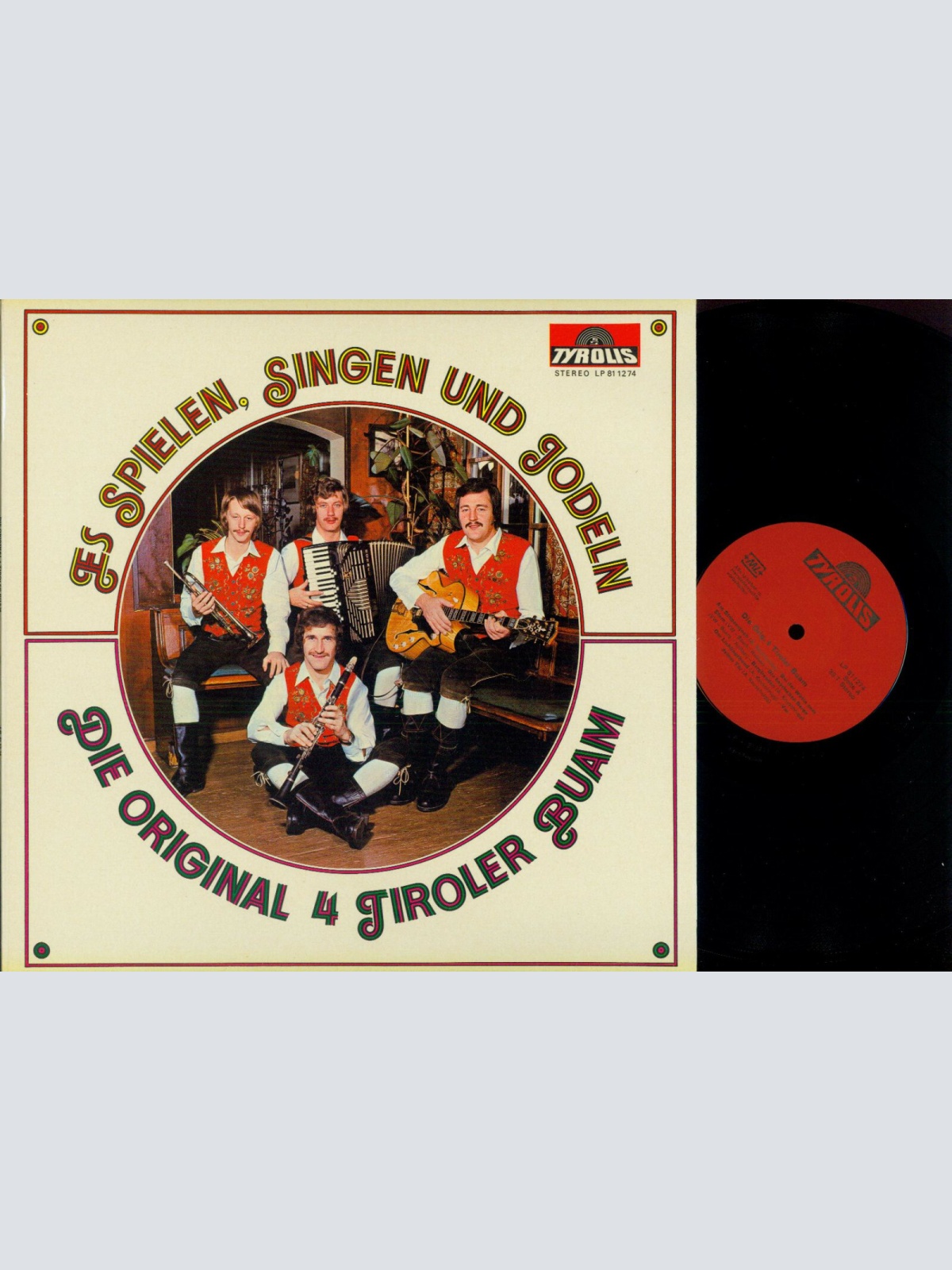 LP--Orig 4 Tiroler Buam // Es singen und jodeln // NM