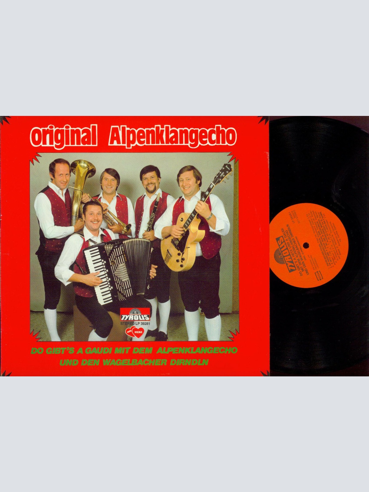 LP--Original Alpenklangecho / Do gibst's a Gaudi mit dem Alpenklangecho / M/ NM