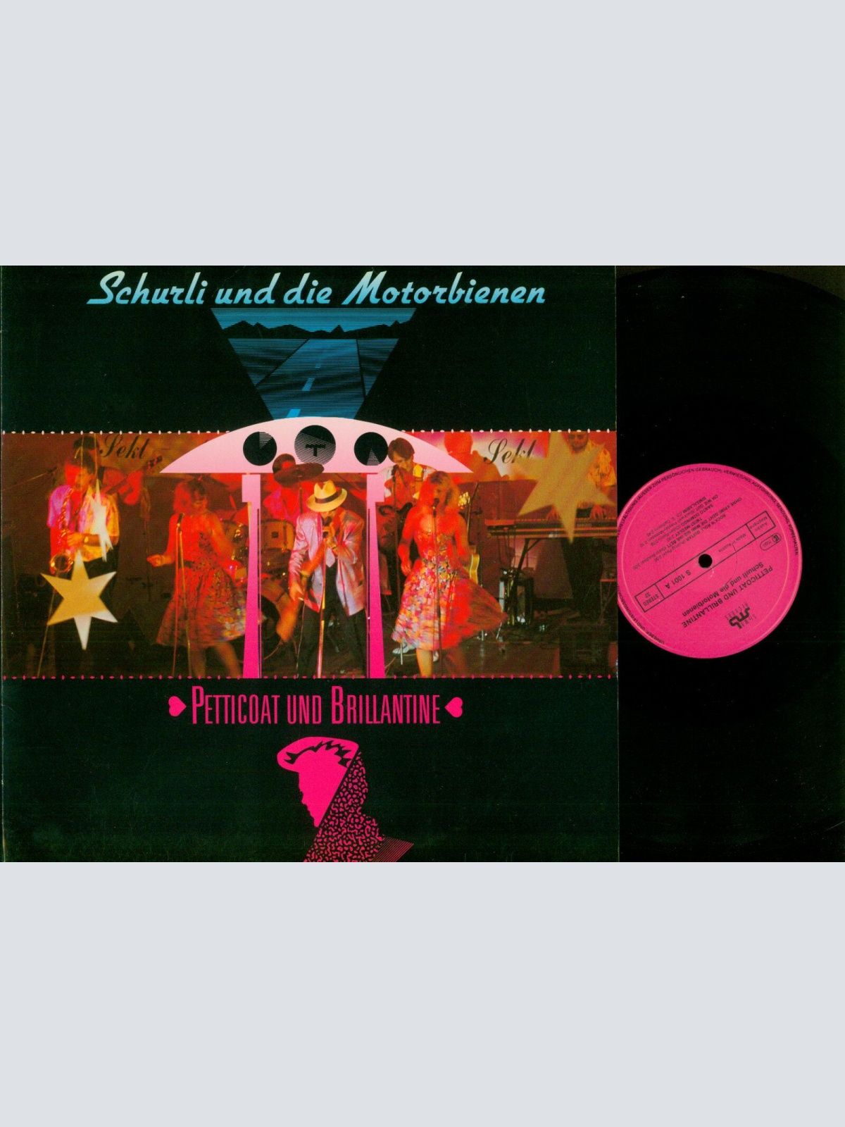 LP--Schurli & Die Motorbienen – Petticoat und Brillantine // M/ NM