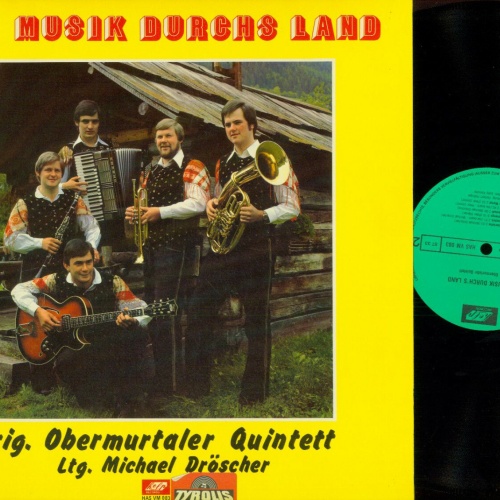 LP--Orig Obermurtaler Quintett  // Mit Musik durchs Land   // M /NM