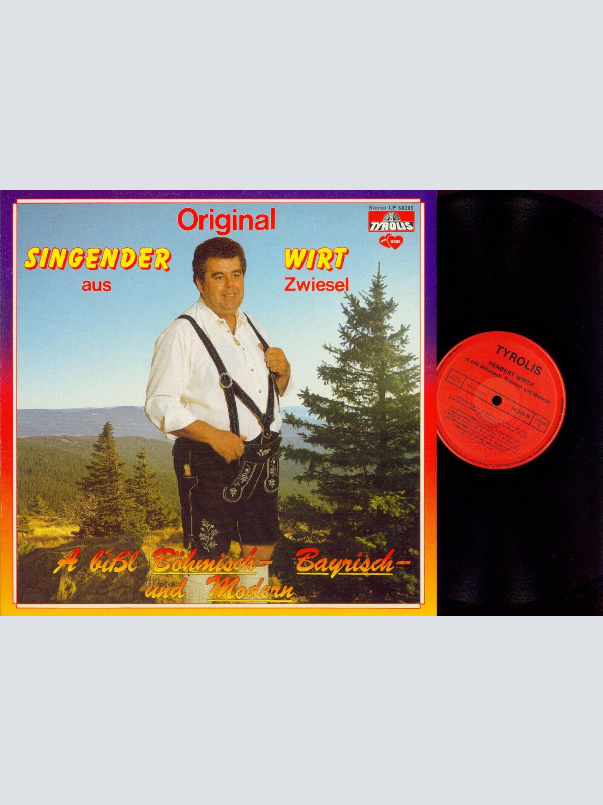 LP-- Singende Wirt aus Zwiesel  // A Bißl Böhmisch Bayrisch und Modern  // M//NM