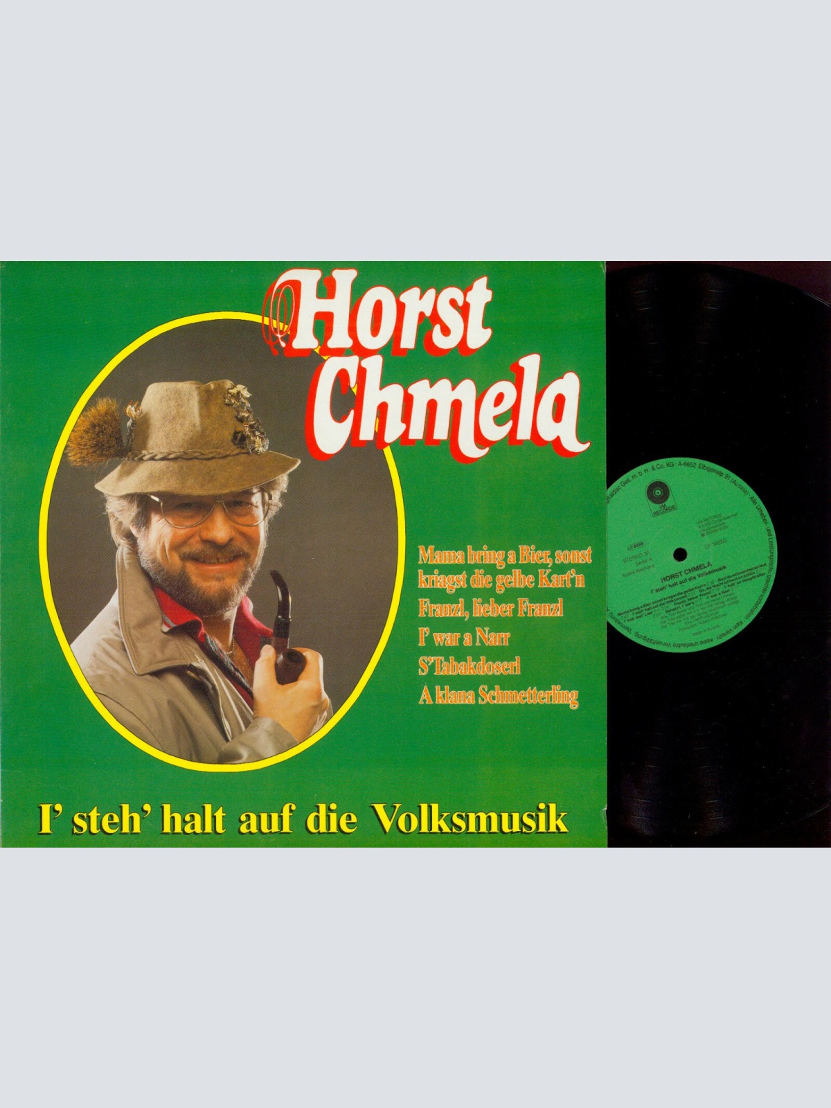 LP--Horst Chmela – I' Steh'Halt Auf Die Volksmusik  // M / NM