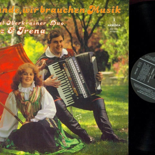 LP--Original Oberkrainer-Duo Janez & Irena – Freunde Wir Brauchen Musik