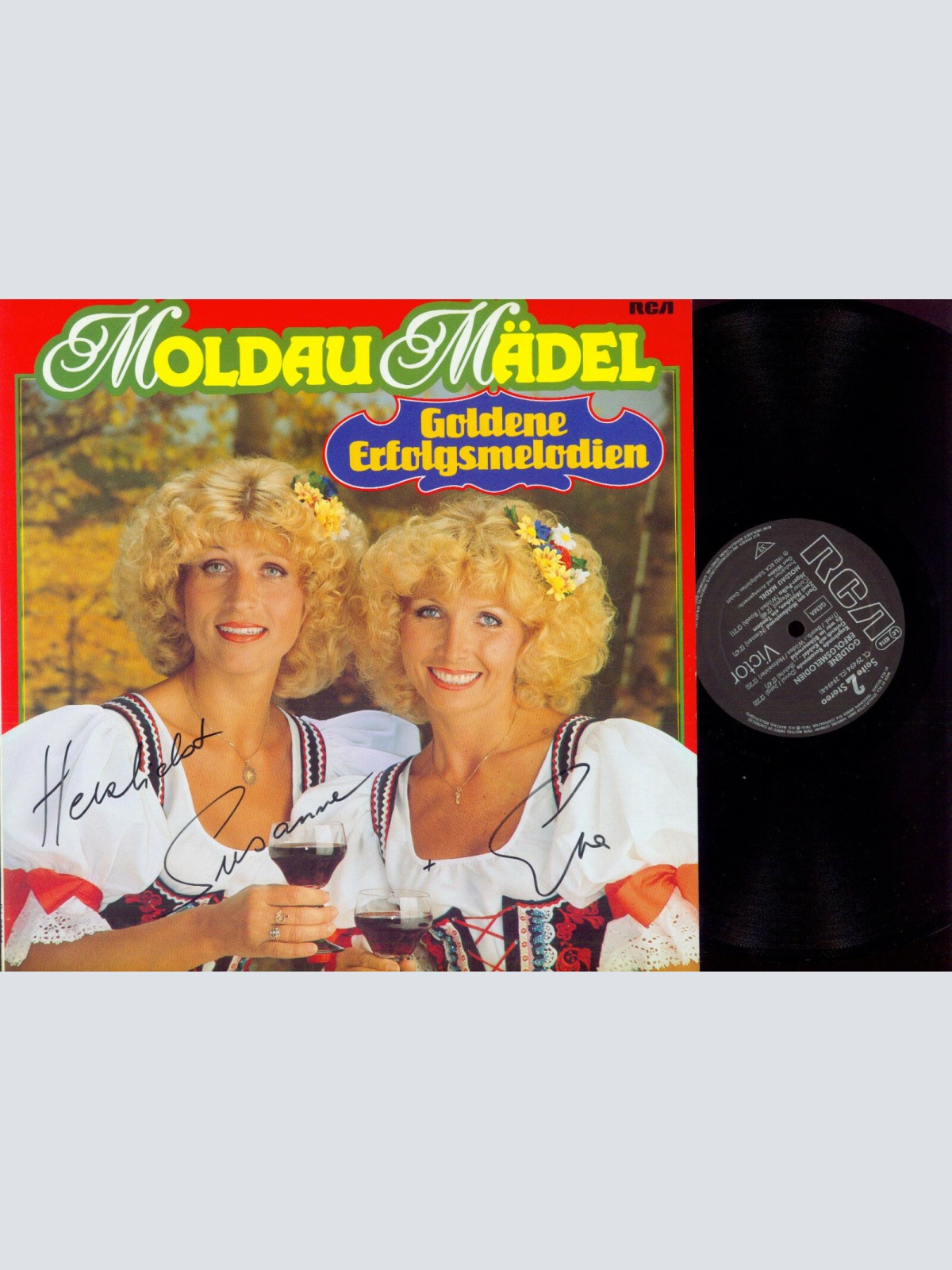 LP--Moldau Mädel – Goldene Erfolgsmelodien / mit Autogrammen