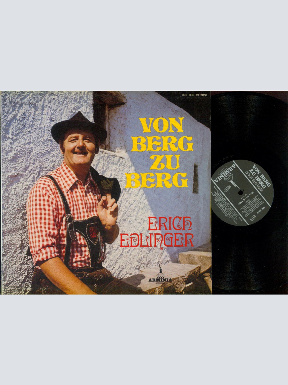 LP--Erich Edlinger //  Von Berg zu Berg