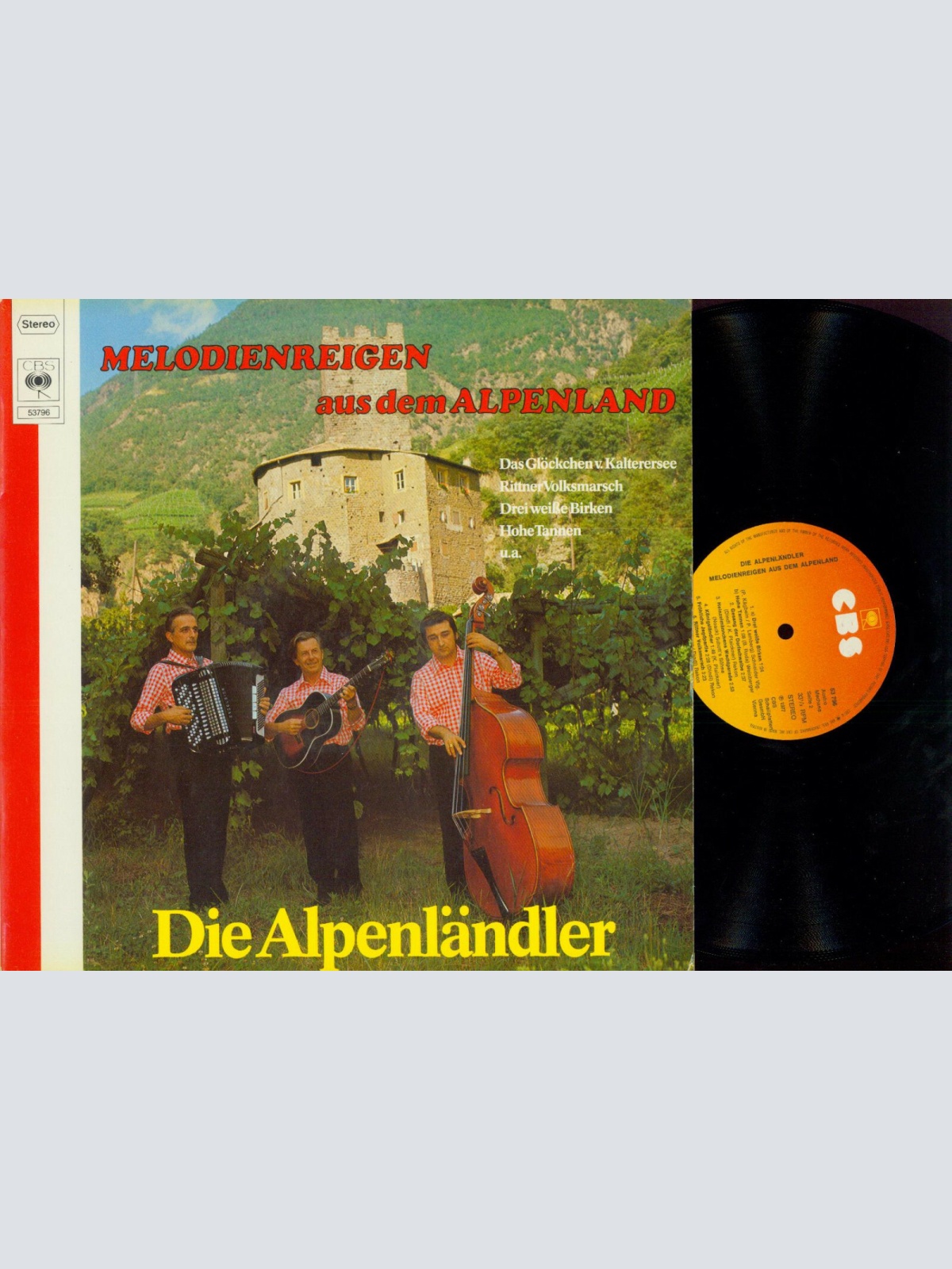 LP--Die Alpenländler – Melodienreigen Aus Dem Alpenland