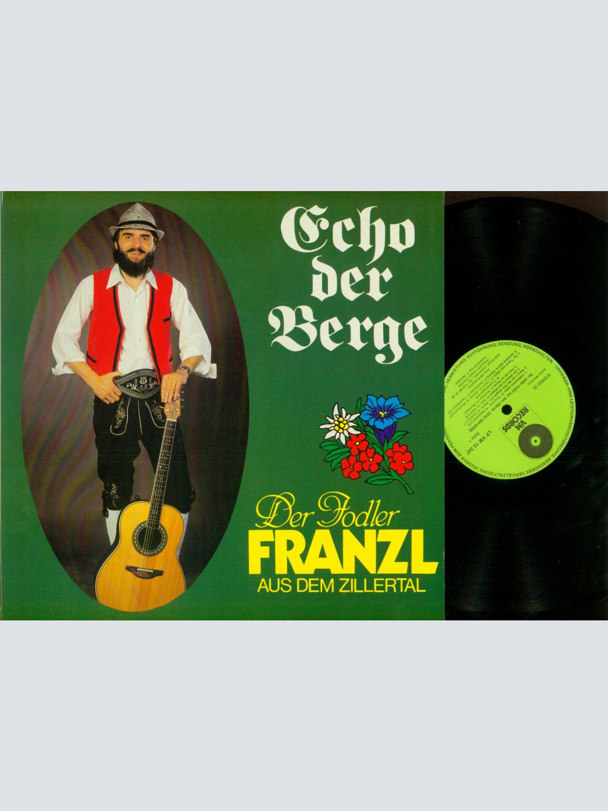 LP--Der Jodler Franzl Aus Dem Zillertal – Echo Der Berge
