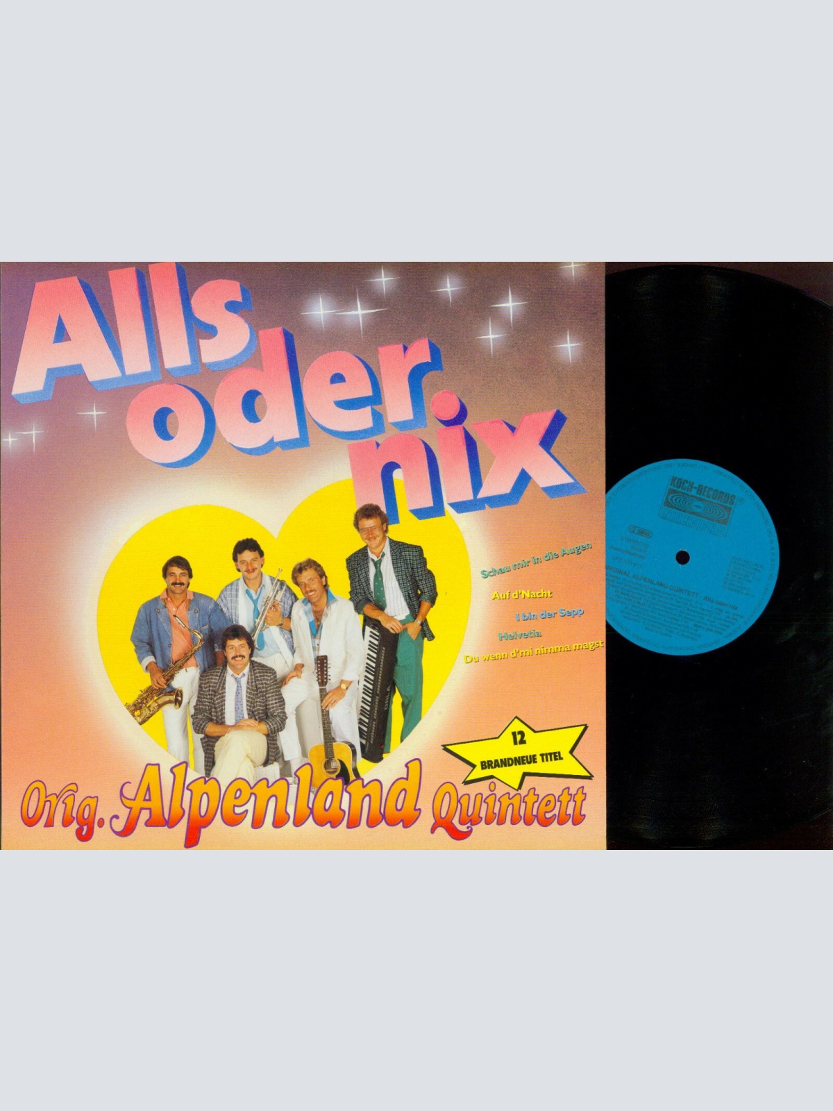 LP--Orig. Alpenland Quintett – Alls Oder Nix // Koch