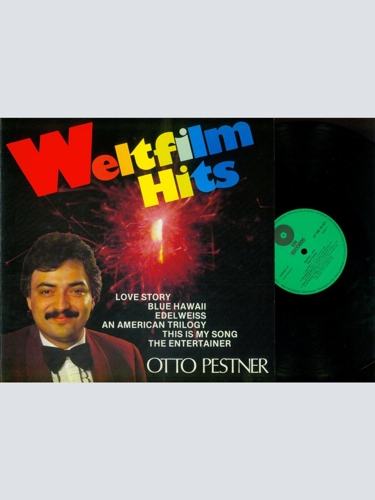 LP--Otto Pestner  // Weltfilm Hits