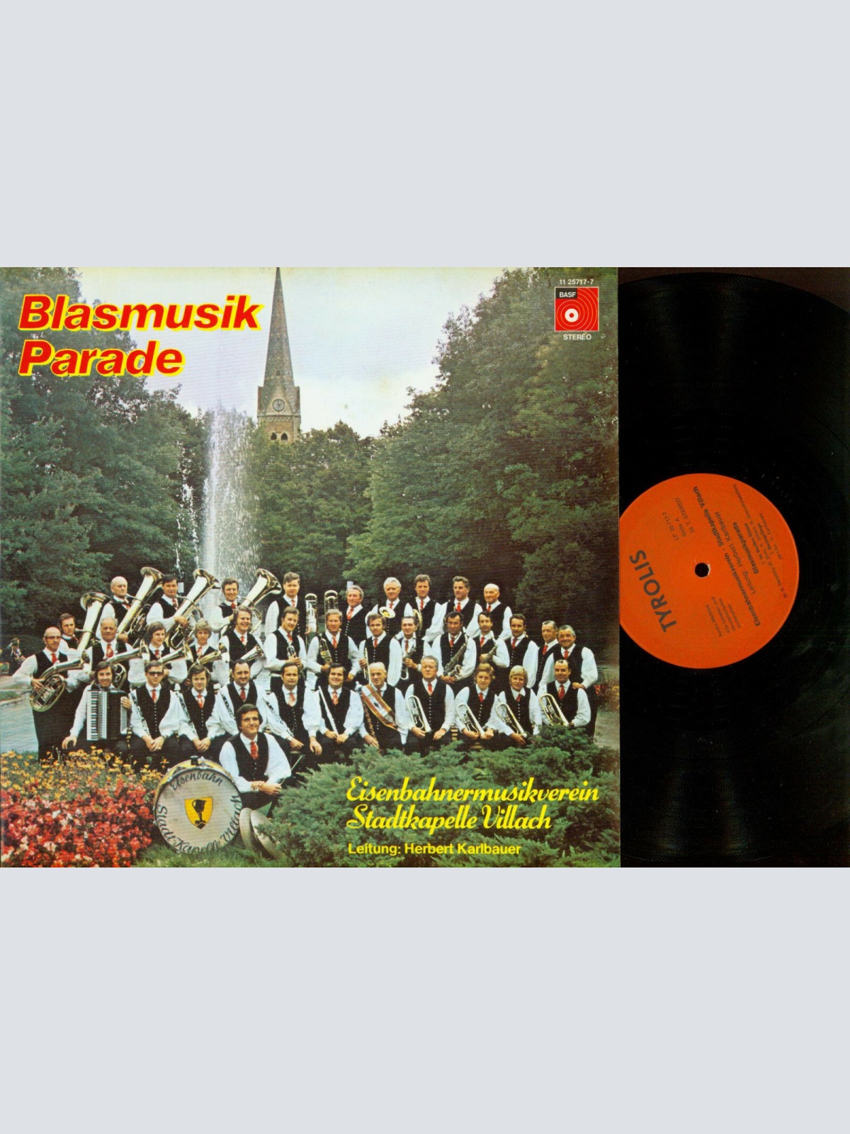 LP--Eisenbahnermusikverein Stadtkapelle Villach – Blasmusik Parade