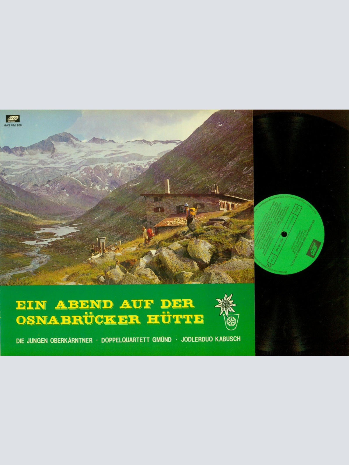 LP--Die Jungen Oberkärntner  // Ein Abend Auf Der Osnabrücker Hütte//    //NM