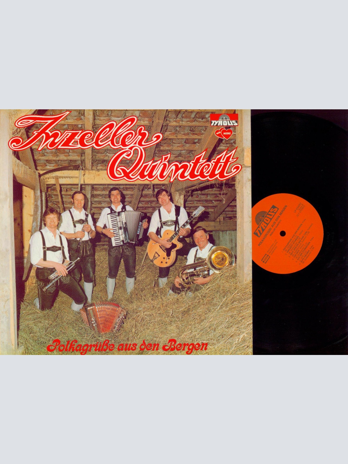 LP--Inzeller Quintett // Polkagrüße aus den Bergen  //    //NM