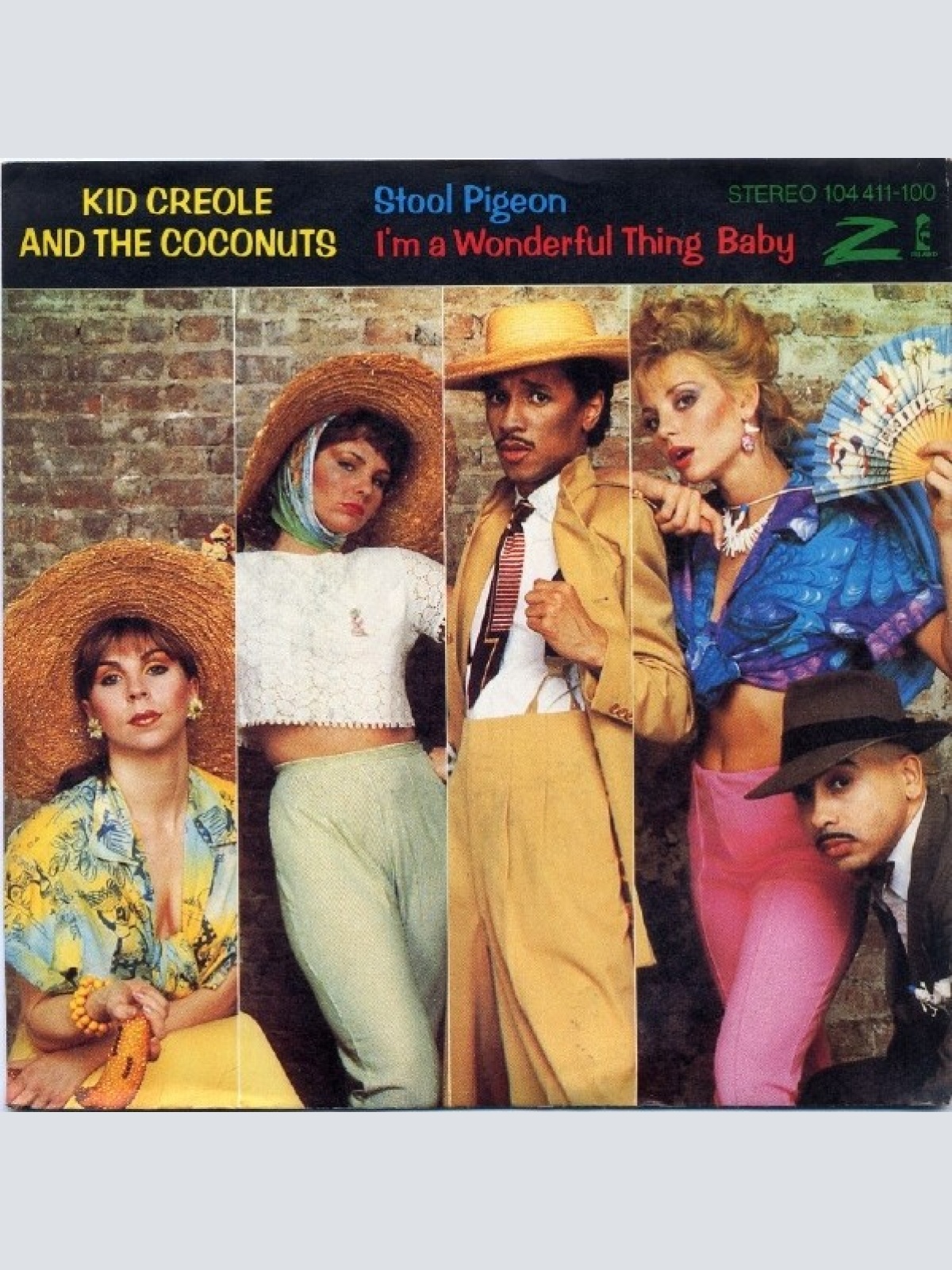 7", Single Kid Creole And The Coconuts - Stool Pigeon / I'm A Wonderful Thing...