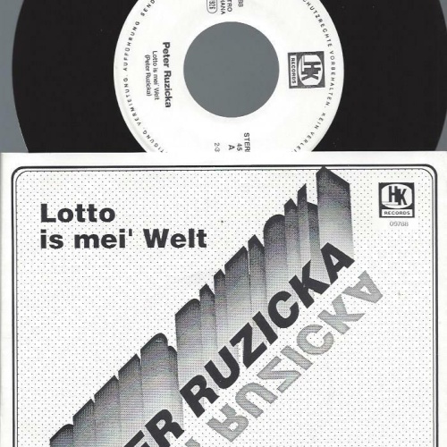 7" Peter Ruzicka  – Lotto Is Mei' Welt