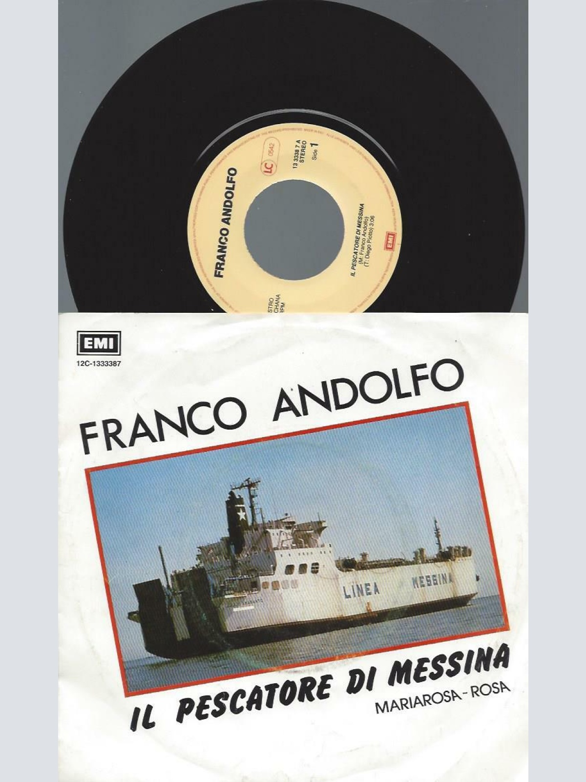 7" Franco Andolfo – Il Pescatore Di Messina
